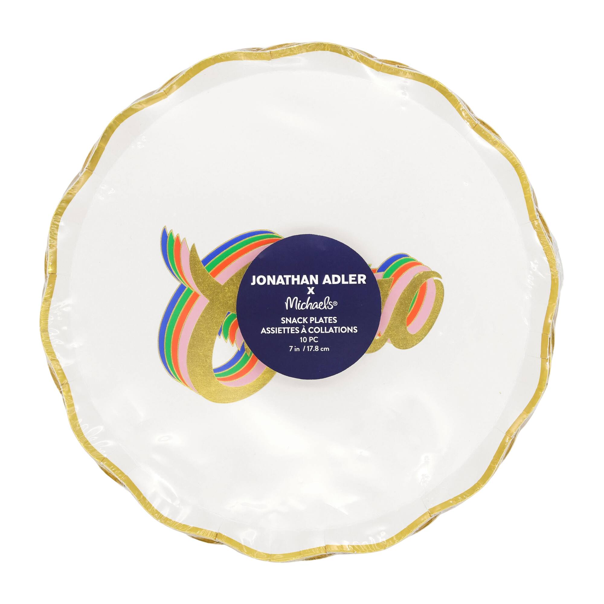 Jonathan Adler x Michaels 7" Ciao Paper Snack Plates, 10ct.